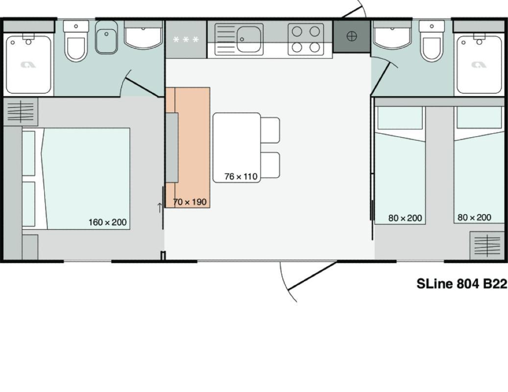 באסקה וודה Mobile Homes Dololego - Drage מראה חיצוני תמונה